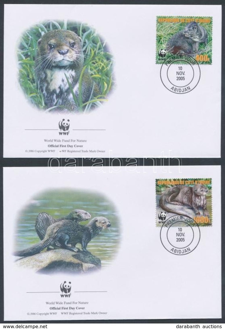 2005 WWF: Vidrák Sor 4 Db FDC-n Mi 1353 A-1356 A - Altri & Non Classificati