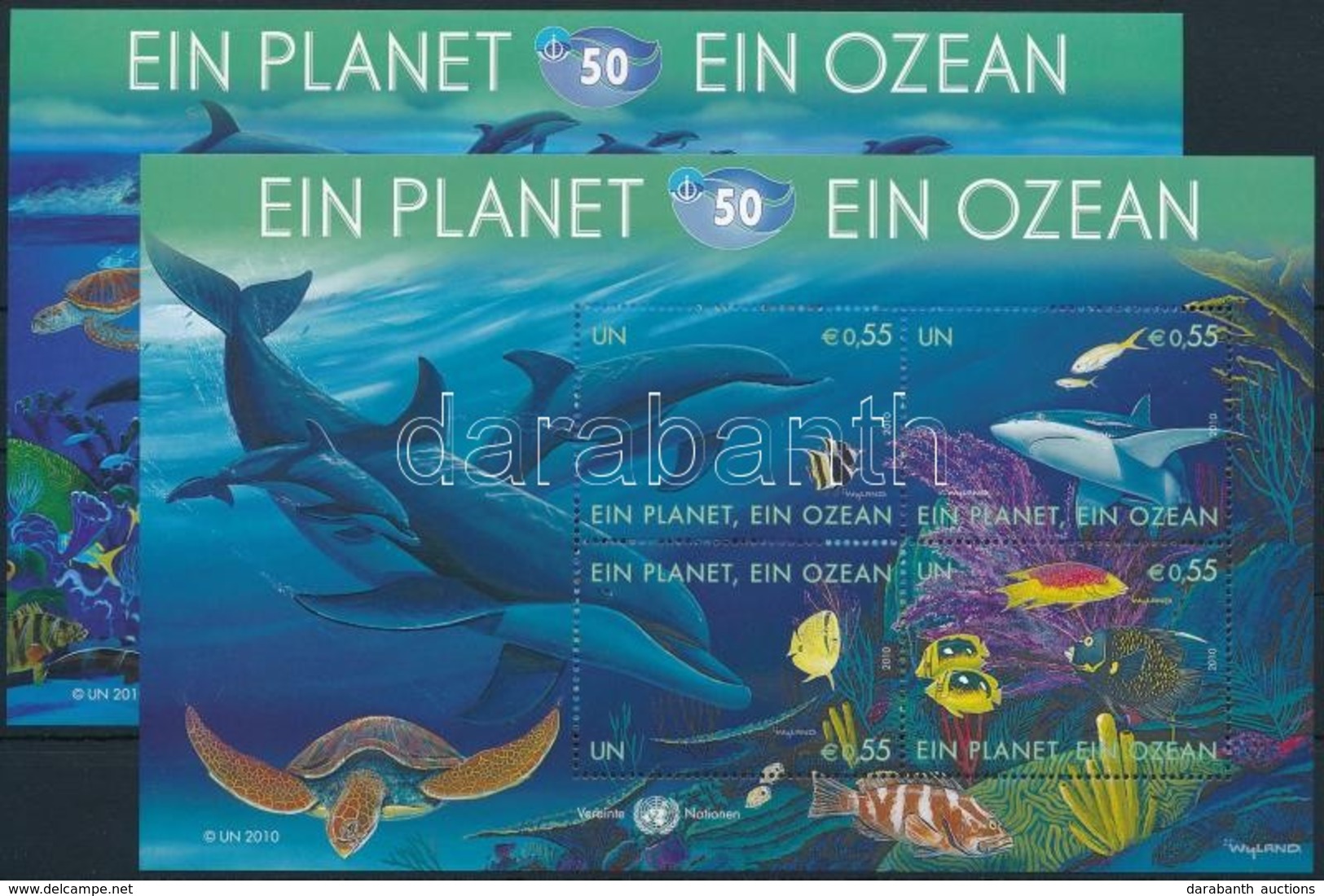 ** 2010 Oceanográfiai Bizottság Blokksor Mi 26-27 - Altri & Non Classificati