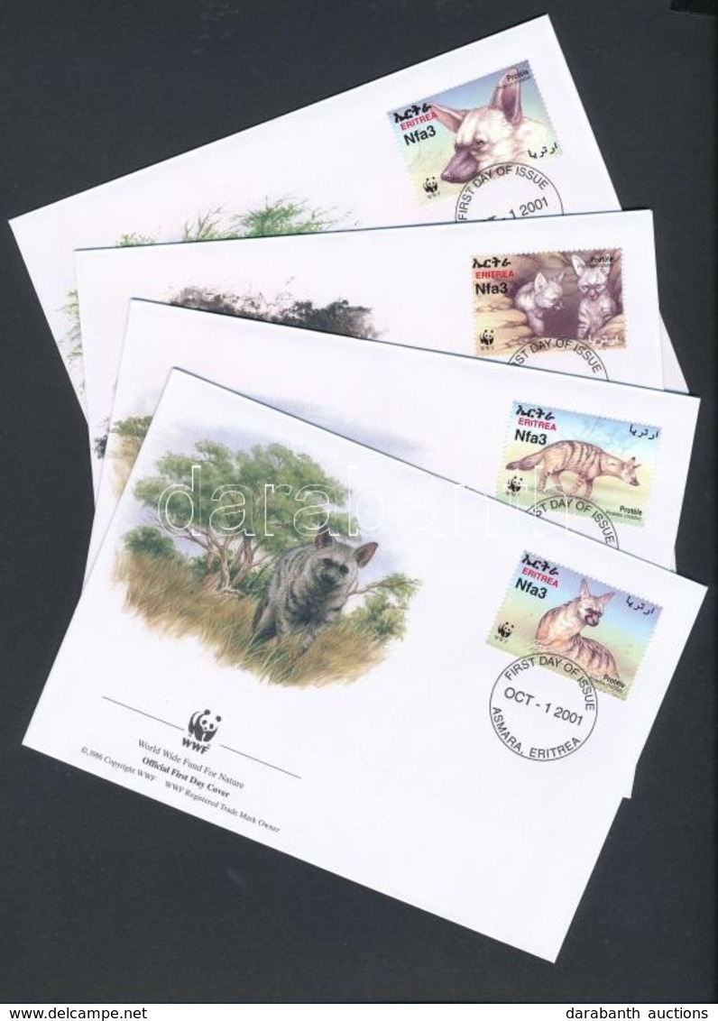 ** 2001 WWF: Cibethiéna Sor Mi 254-257 + 4 FDC - Autres & Non Classés