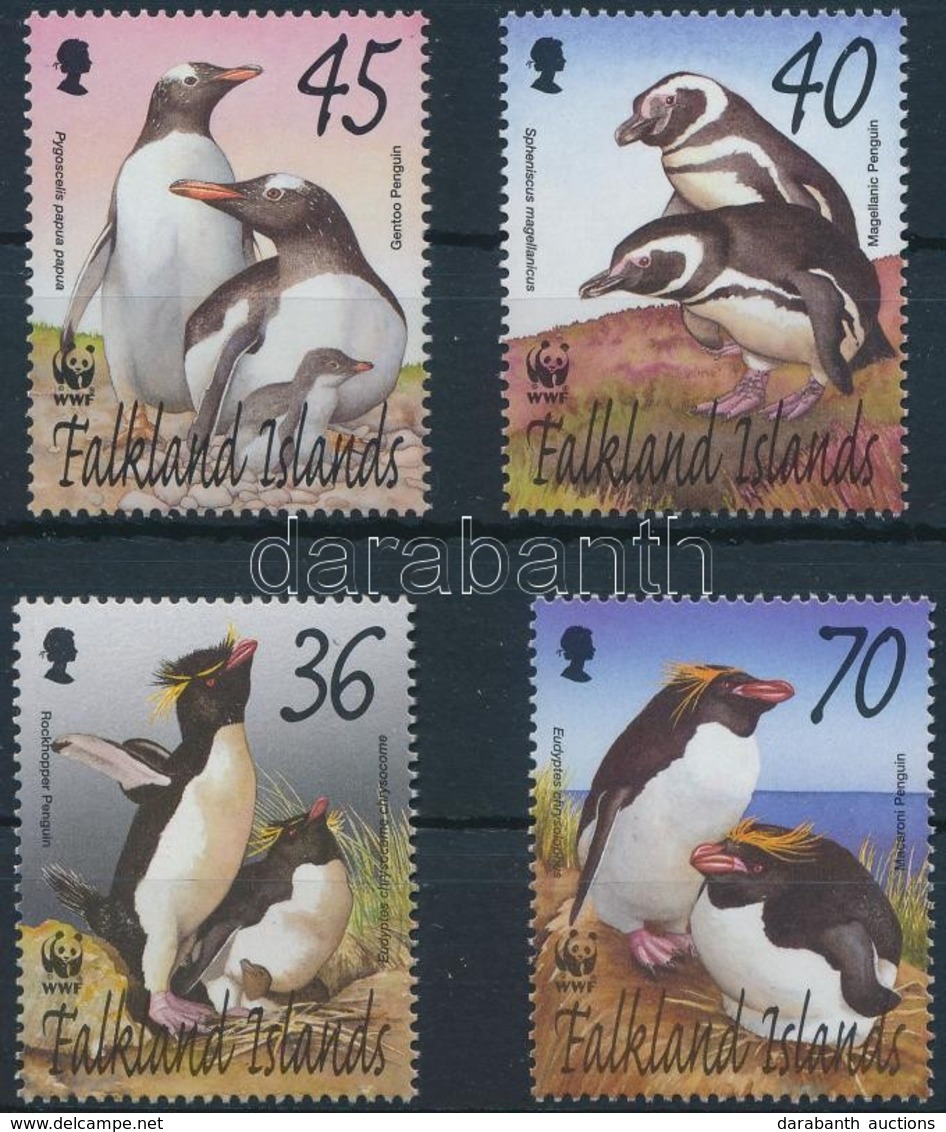 ** 2002 WWF Pingvinek Sor Mi 855-858 - Autres & Non Classés