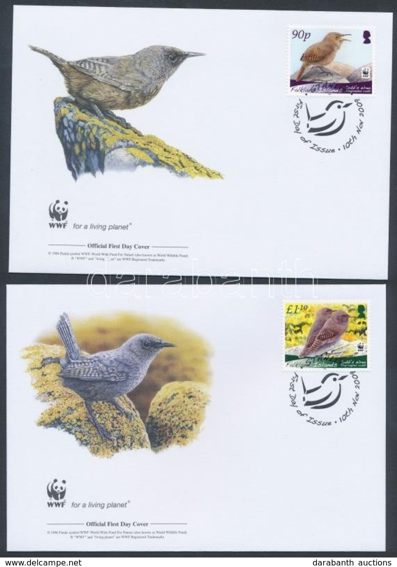 2009 WWF: Madár Sor 4 Db FDC-n Mi 1078-1081 - Sonstige & Ohne Zuordnung