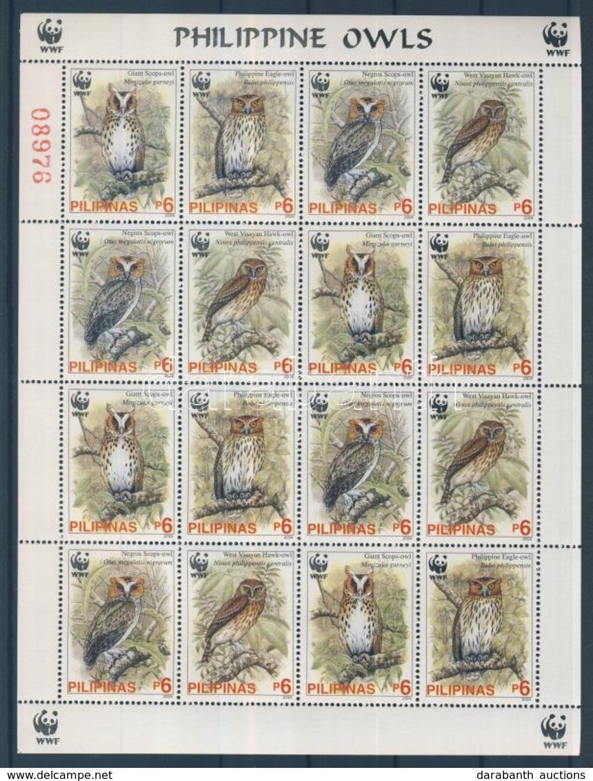 ** 2004 WWF: Baglyok Teljes ív Mi 3593-3596 - Other & Unclassified