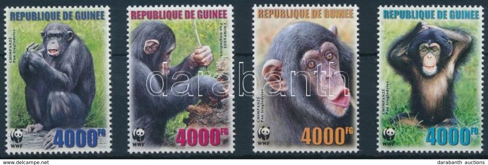 ** 2006 WWF: Csimpánz Sor Mi 4222-4225 - Altri & Non Classificati