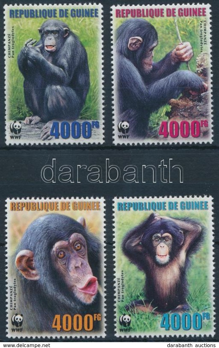 ** 2006 WWF: Csimpánz Sor Mi 4222-4225 A - Altri & Non Classificati