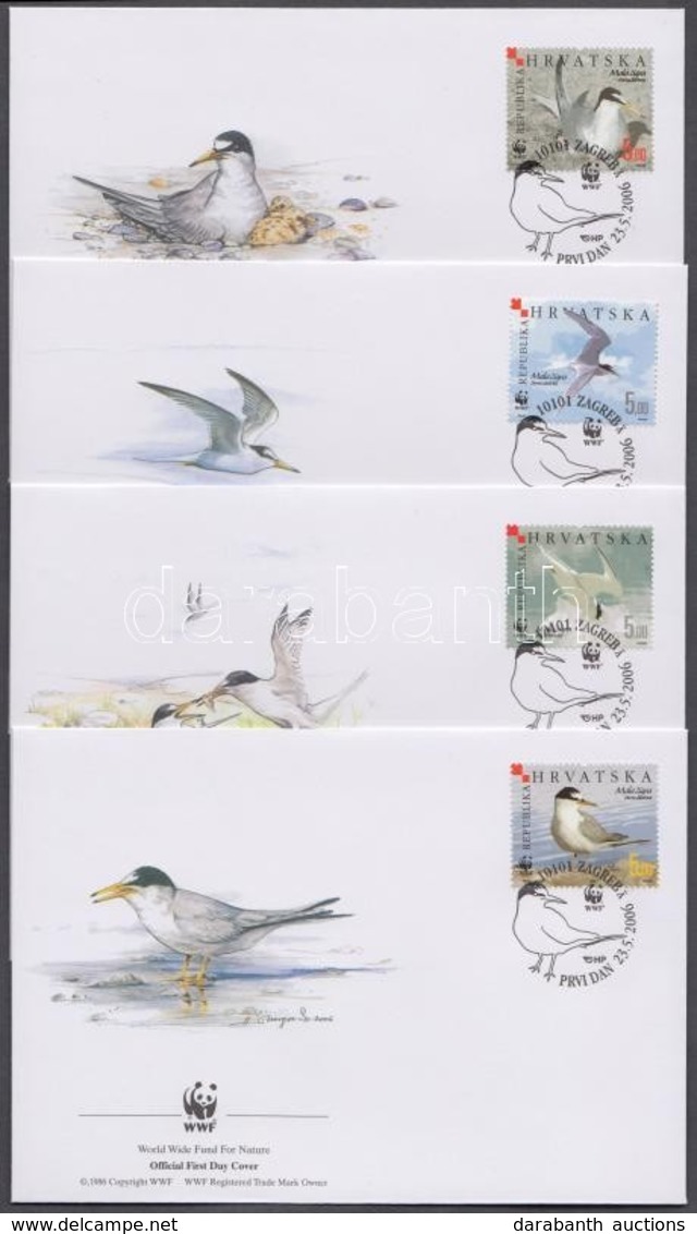 2006 WWF: Madarak Sor 4 Db FDC-n Mi 774-777 - Autres & Non Classés