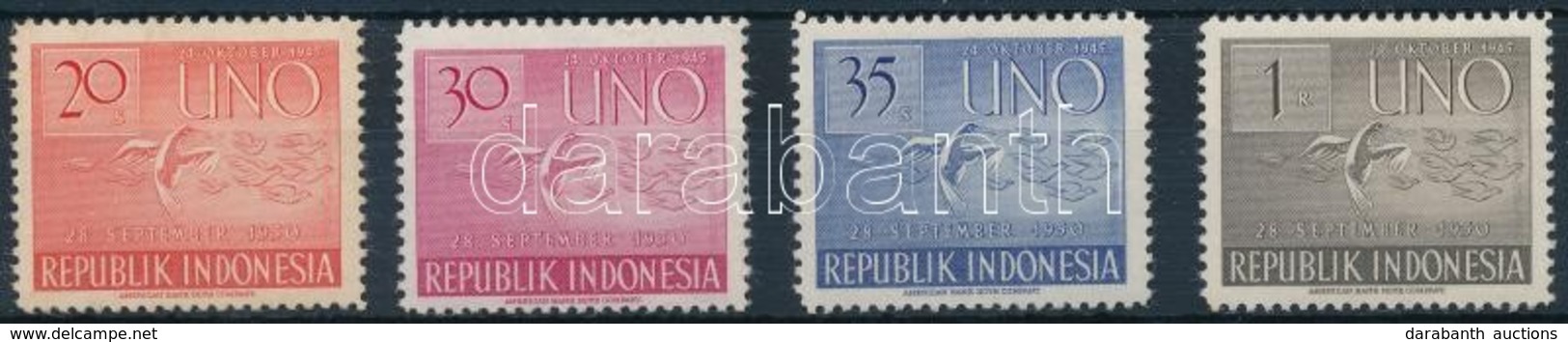 ** 1951 ENSZ Sor Záróértékek,
Definitive Set,
UNO
Mi 96-99 - Altri & Non Classificati