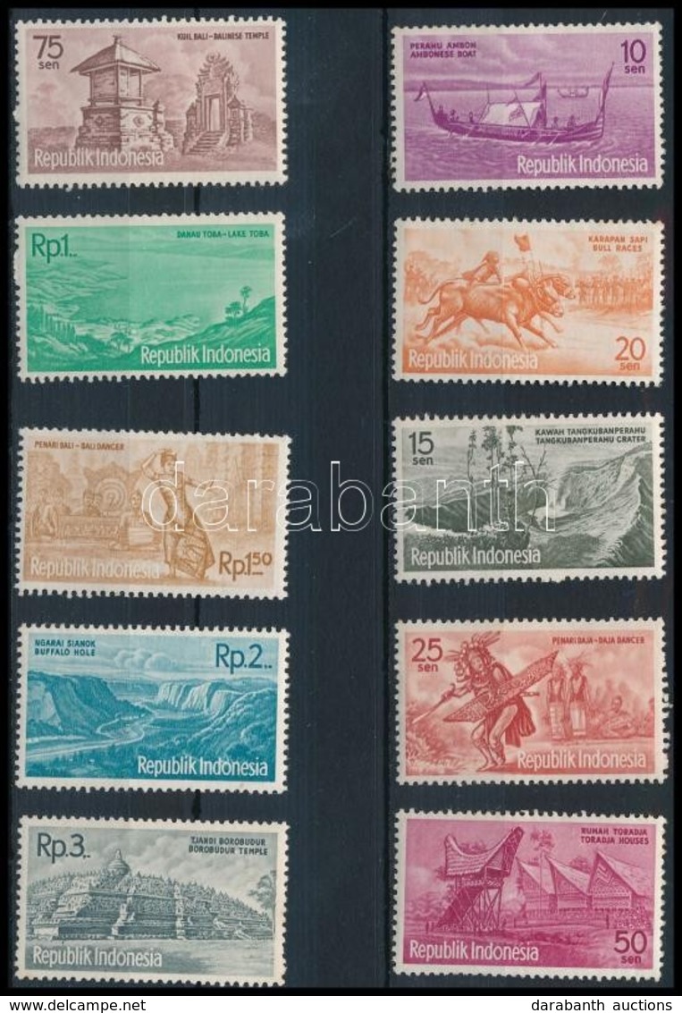 ** 1961 Turizmus,
Tourism
Mi 291-300 - Altri & Non Classificati