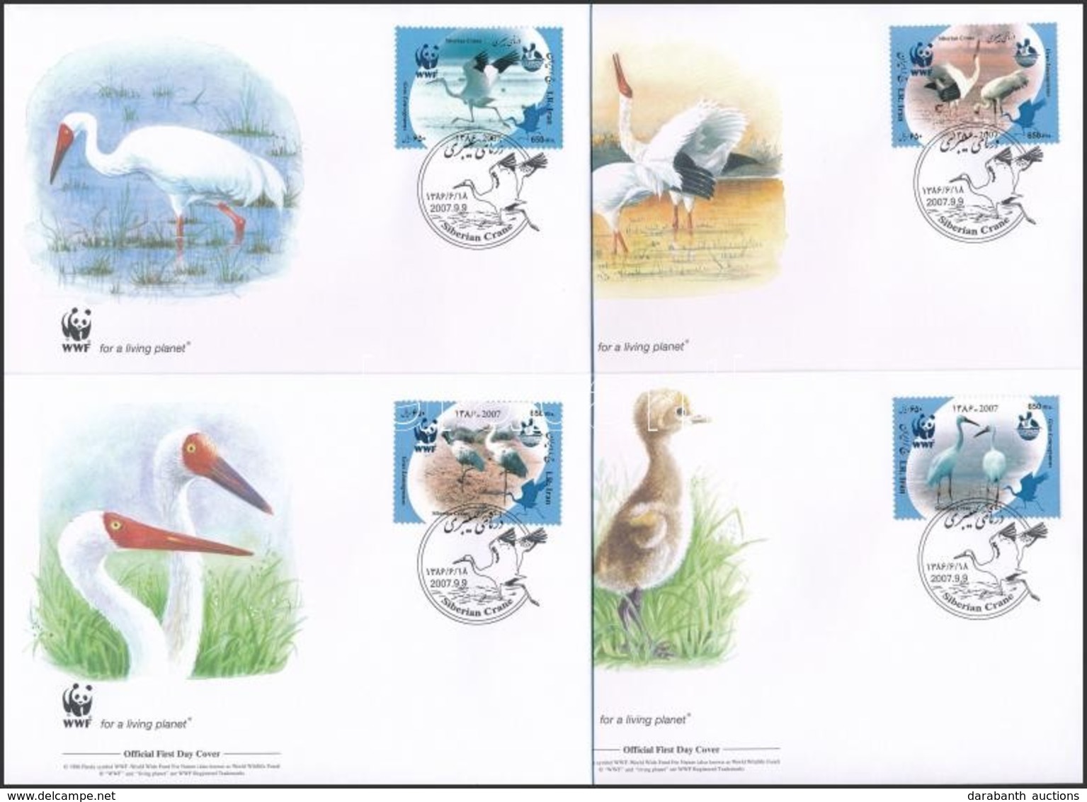 ** 2007 WWF: Hódaru Négyesblokk Mi 3067-3070 + 4 Db FDC-n - Autres & Non Classés