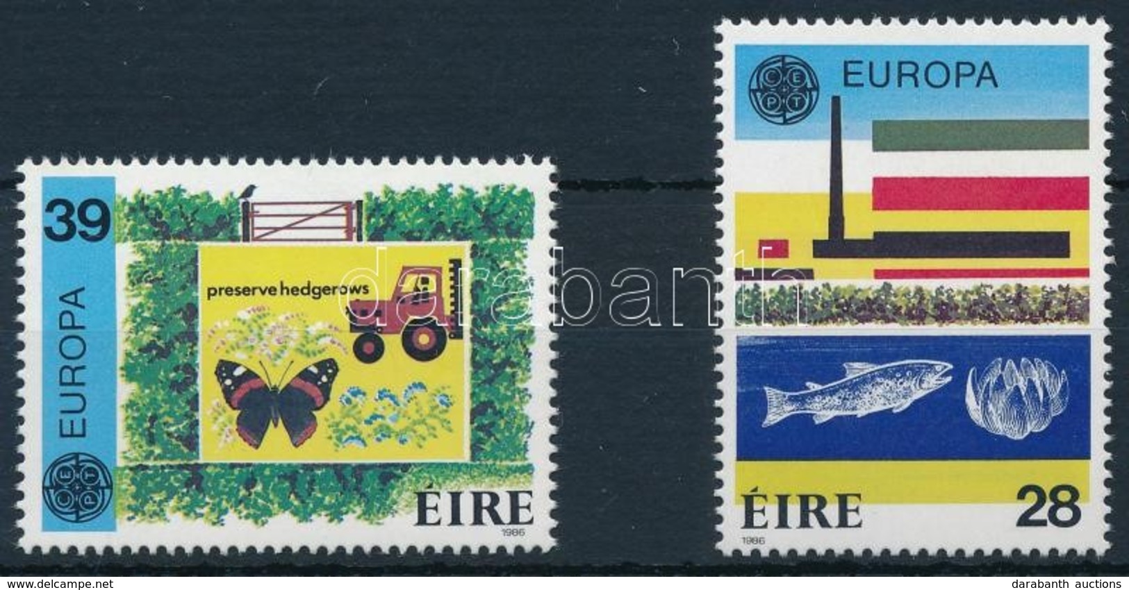 ** 1986 Europa CEPT Sor,
Europa CEPT
Mi 589-590 - Autres & Non Classés