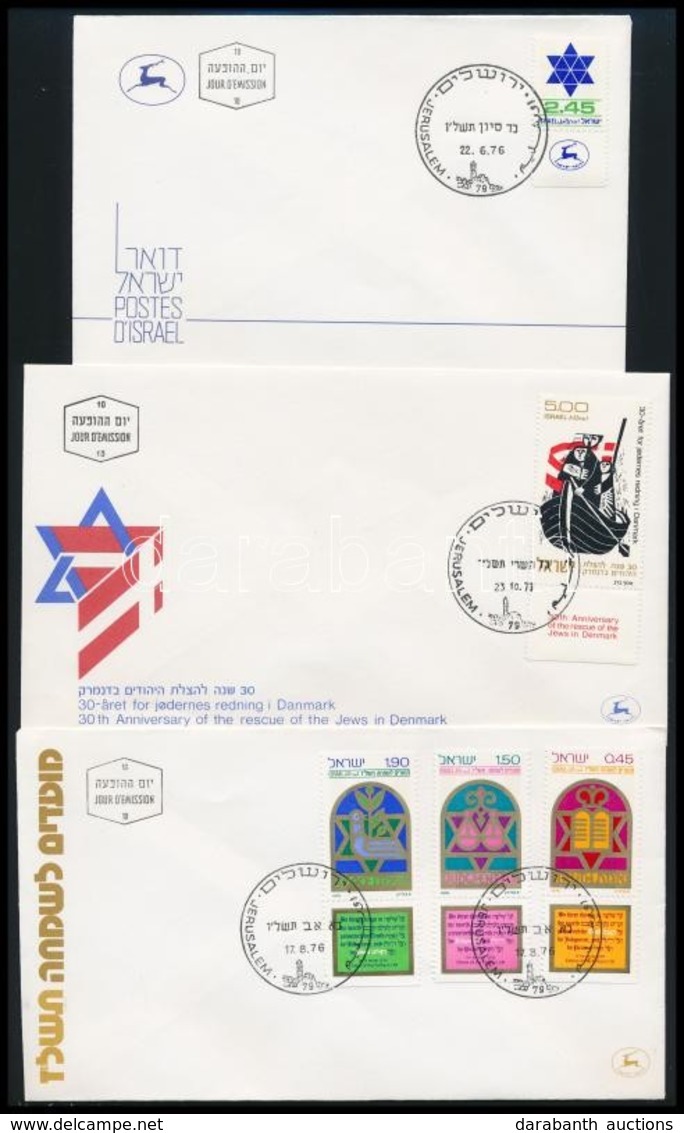 1970-1978 5 Db Klf Tabos FDC - Altri & Non Classificati