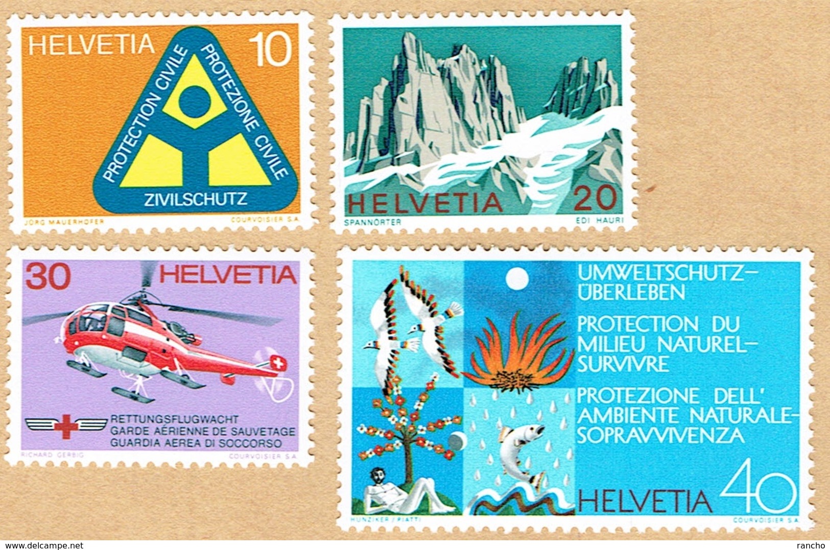 ** LA SERIE TIMBRES NEUFS 1972 C/.S.B.K. Nr:516/519. Y&TELLIER Nr:905/908. MICHEL Nr:975/978.** - Neufs