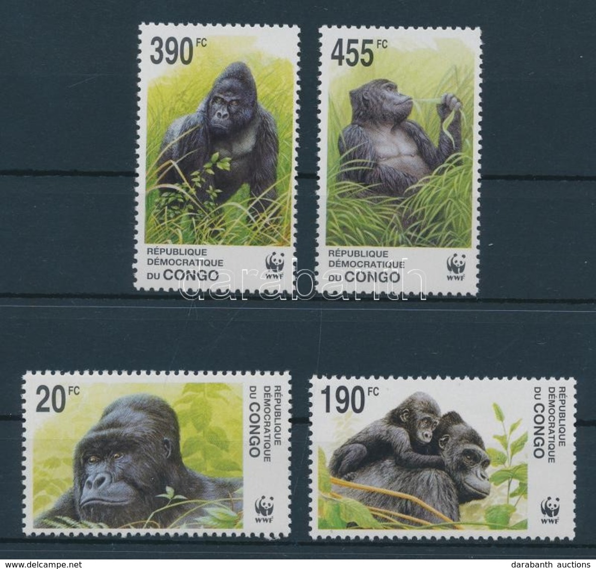 ** 2002 WWF Gorilla Sor Mi 1708-1711 - Autres & Non Classés