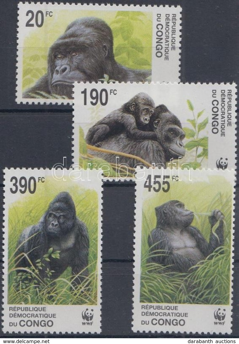 ** 2002 WWF Gorilla Sor Mi 1708-1711 - Altri & Non Classificati