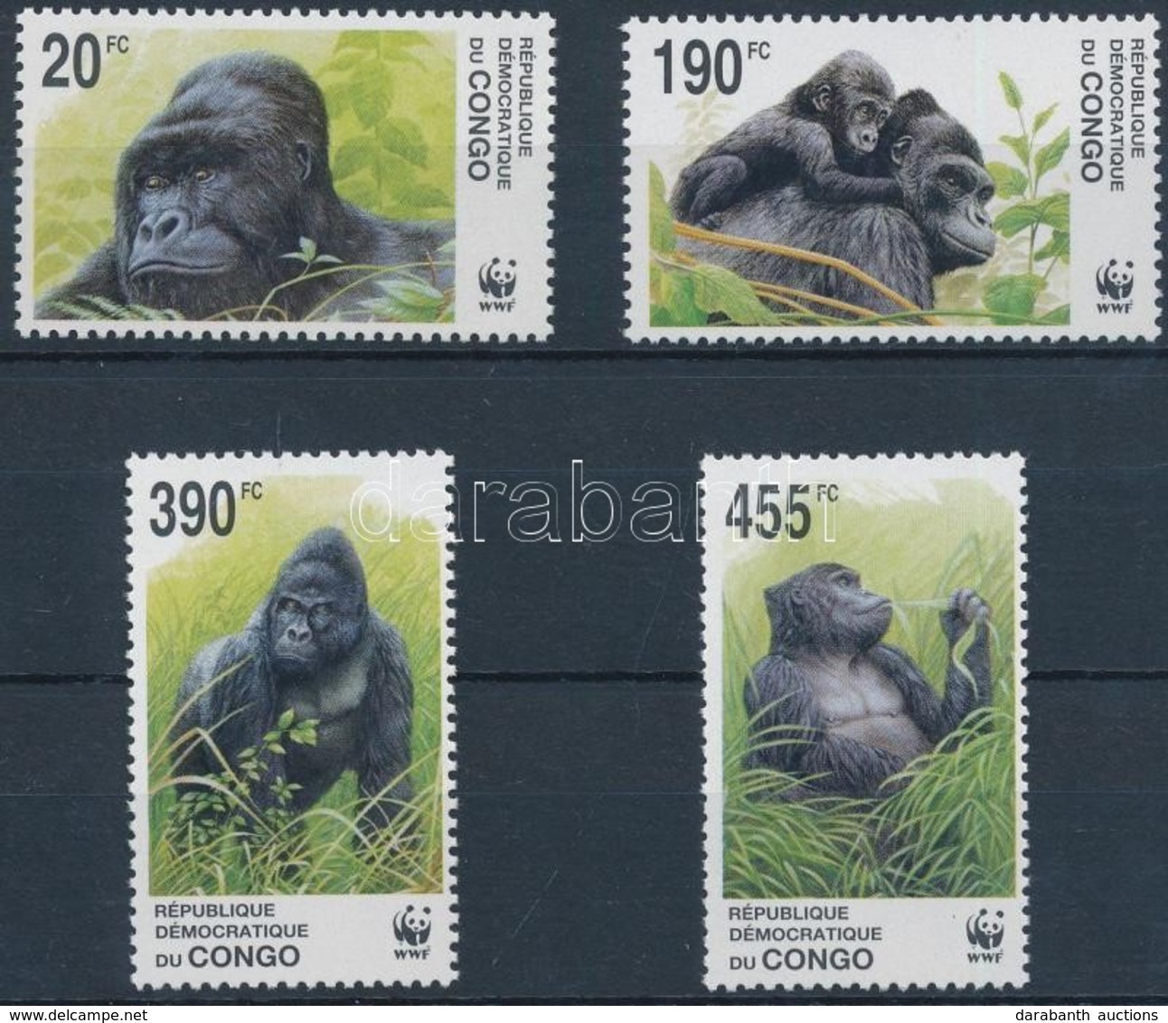 ** 2002 WWF: Keleti Síkvidéki Gorilla Sor Mi 1708-1711 - Other & Unclassified