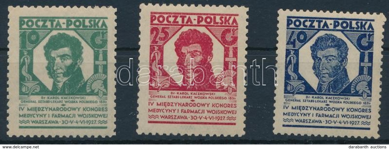 * 1927 Forgalmi Sor,
Definitive Set
Mi 249 - 251 - Autres & Non Classés