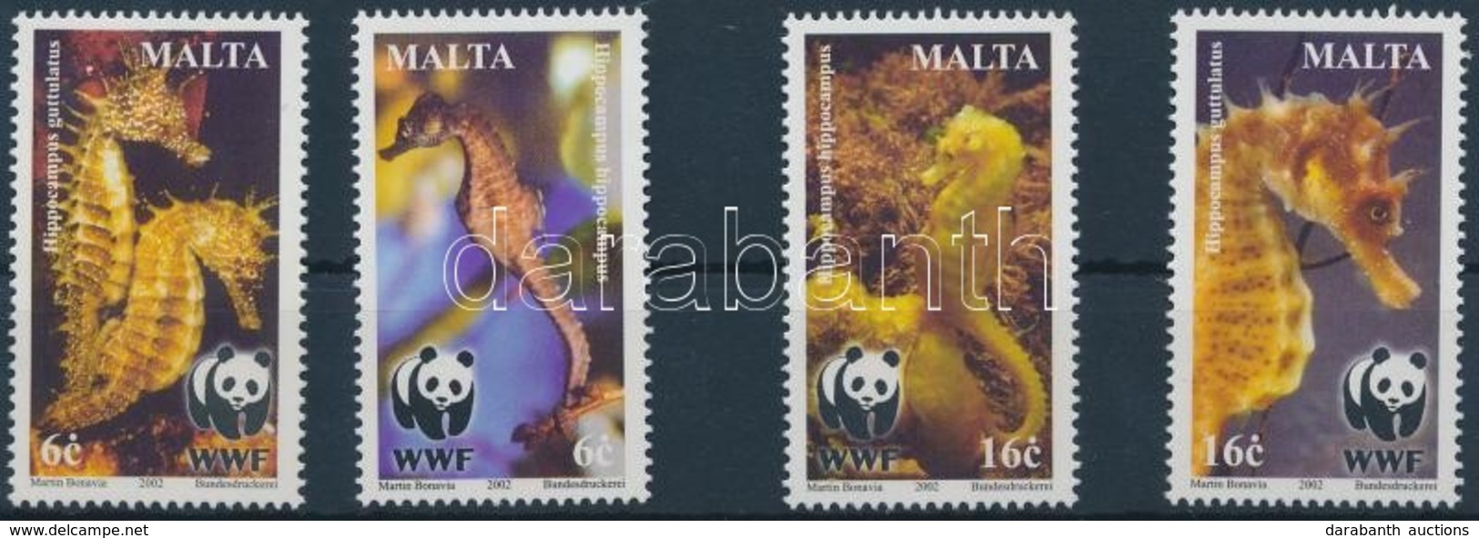 ** 2002 WWF Tengeri Csikók Sor + 4 FDC Mi 1207-1210 - Altri & Non Classificati