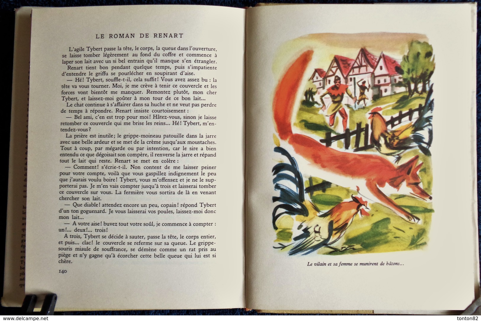 Le Roman De Renart - Bibliothèque Rouge Et Or  568 - ( 1961 ) . - Bibliotheque Rouge Et Or