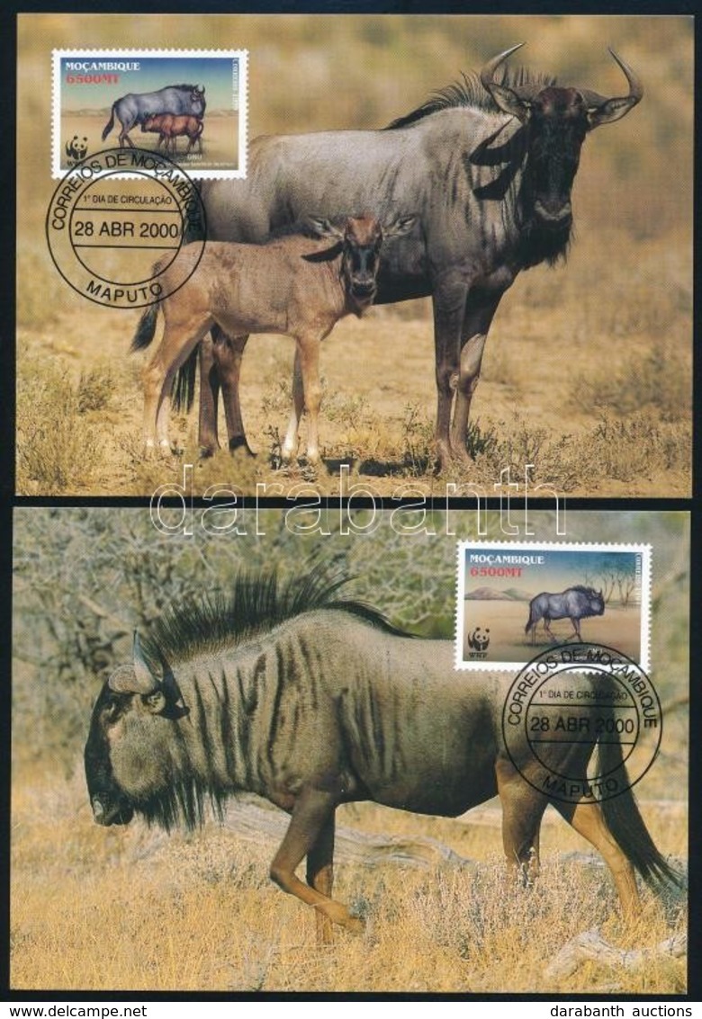 2000 WWF: Gnu Sor 4 Db CM 1757-1760 - Altri & Non Classificati