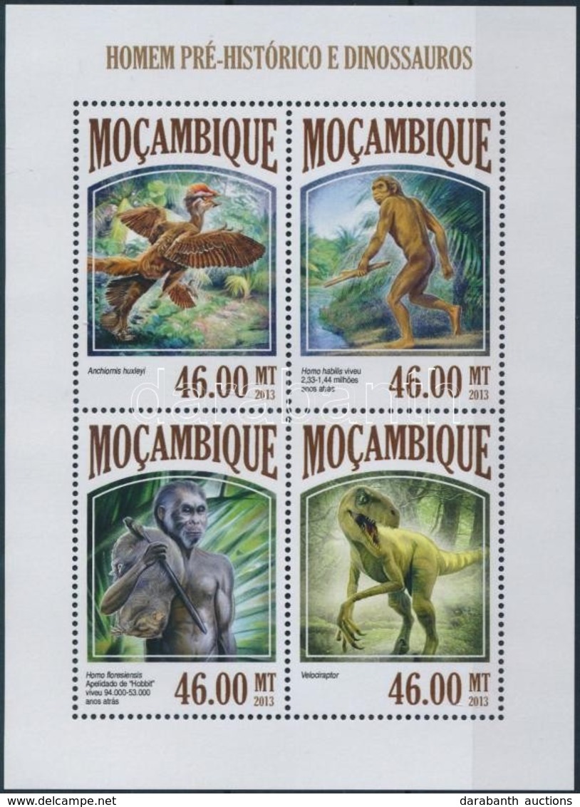 ** 2013 Ősemberek és ősállatok Kisív Mi 6812-6815 - Altri & Non Classificati