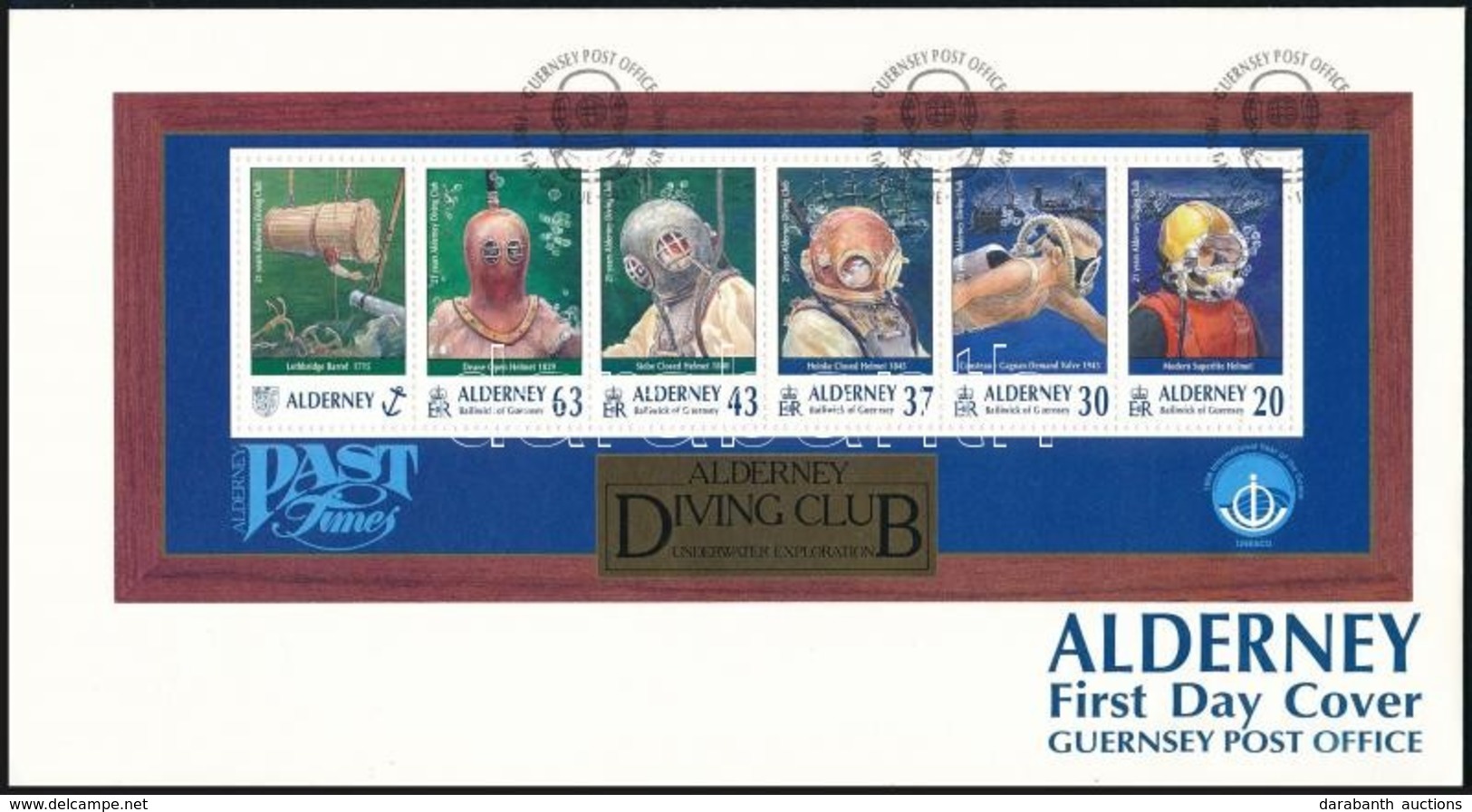 1998 Búvárkodás Blokk FDC,
Diving Block On FDC
Mi 4 - Altri & Non Classificati