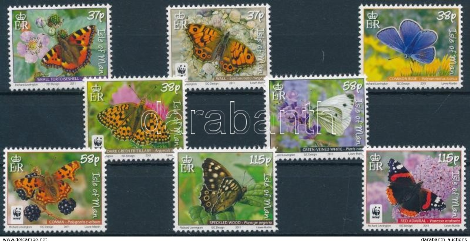 ** 2011 WWF: Lepkék Sor Mi 1667-1674 - Other & Unclassified