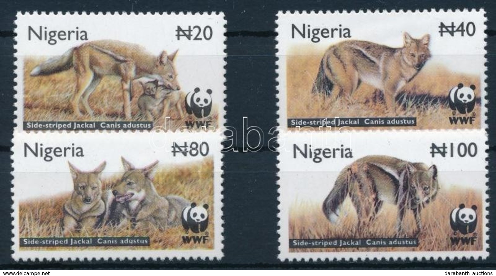 ** 2003 WWF: Sakál Sor + Sor 4 FDC-n Mi 762-765 - Autres & Non Classés