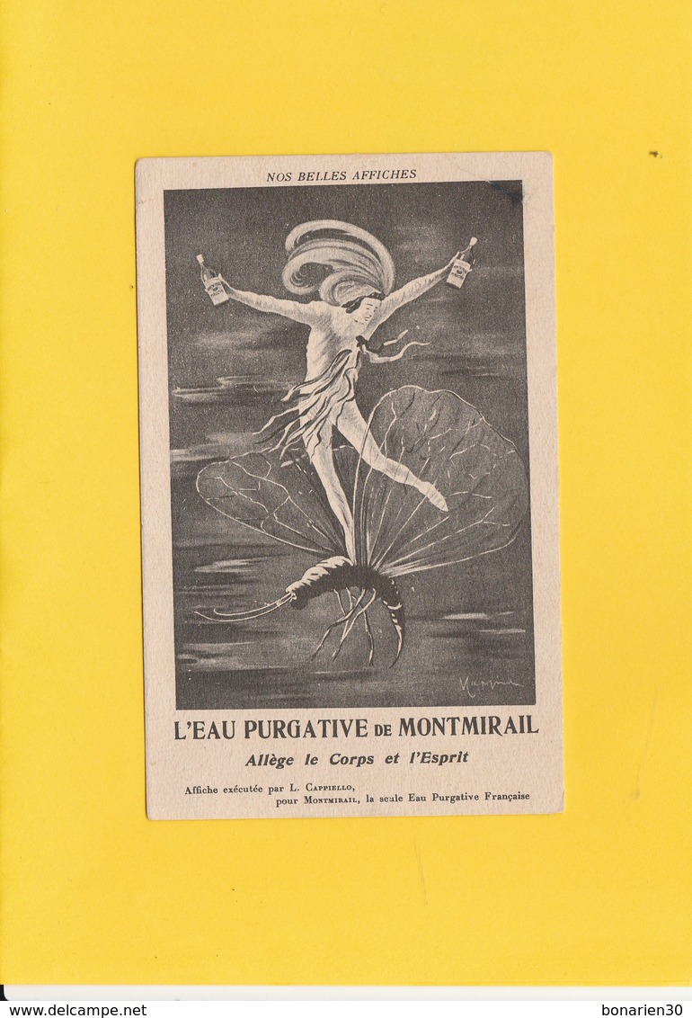 CPA  84  GIGONDAS MONTMIRAIL CAPPIELLO EAU PURGATIVE - Autres & Non Classés