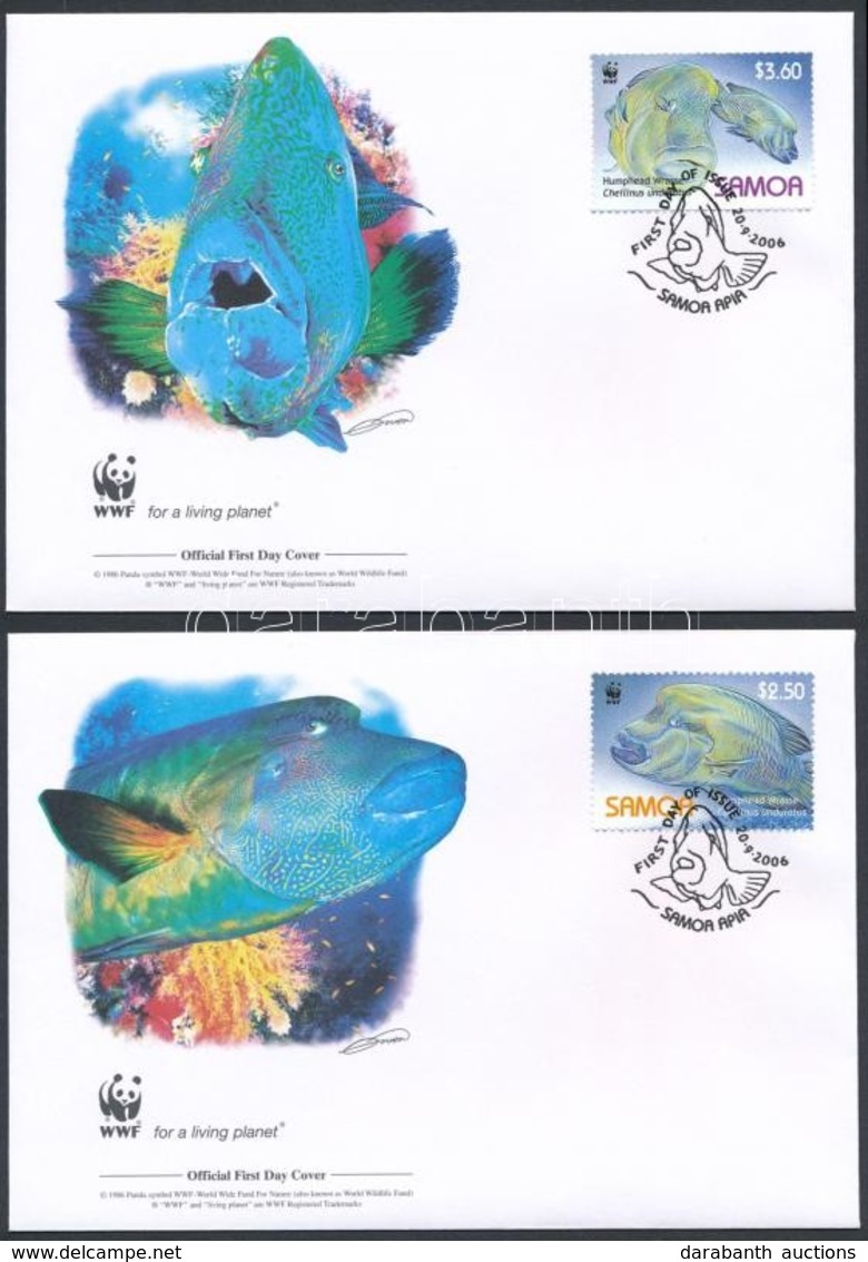 2006 WWF: Napóleon Hal Sor 4 Db FDC-n Mi 1034-1037 - Altri & Non Classificati