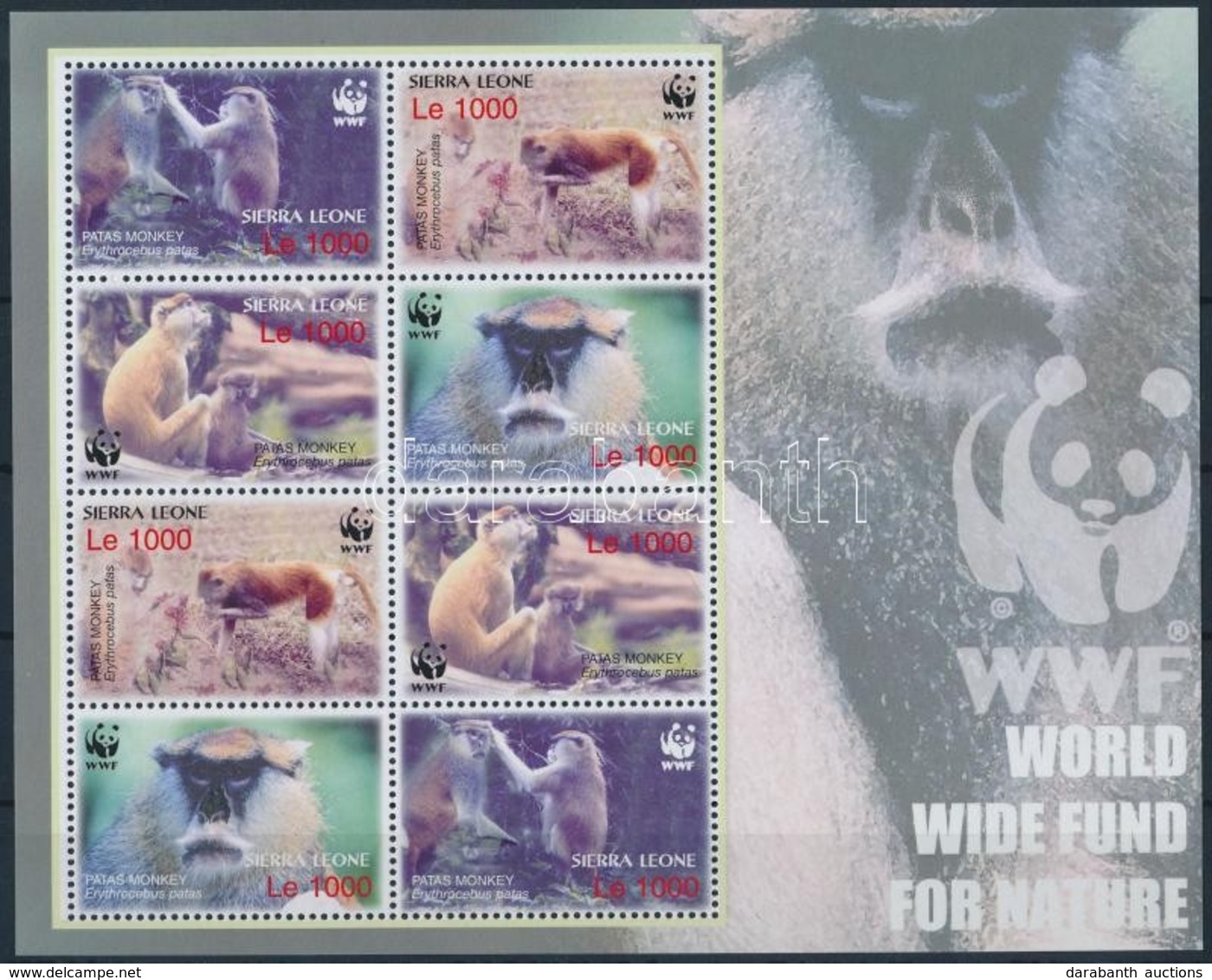 ** 2004 WWF: Majmok Kisív Mi 4694-4697 - Altri & Non Classificati