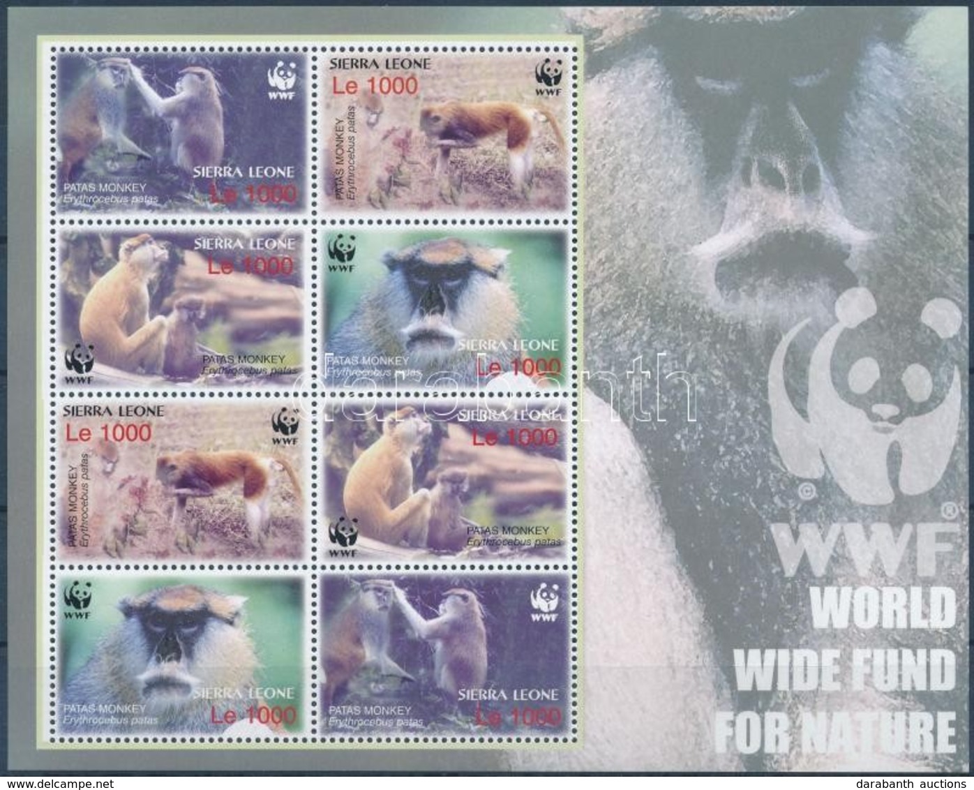 ** 2004 WWF: Majmok Kisív Mi 4694-4697 - Altri & Non Classificati