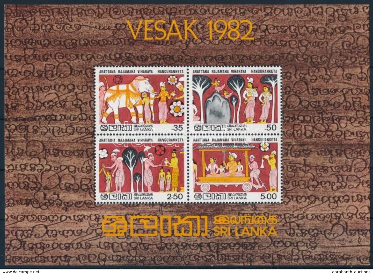 ** 1982 Vészák; ünnep Blokk,
Vesak
Mi 19 - Altri & Non Classificati