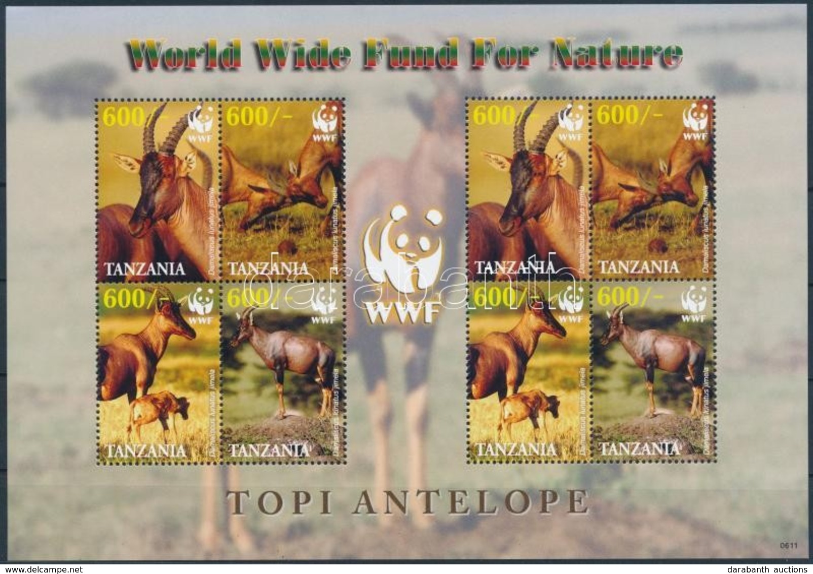 ** 2006 WWF: Antilopok Kisív Mi 4433-4436 - Altri & Non Classificati