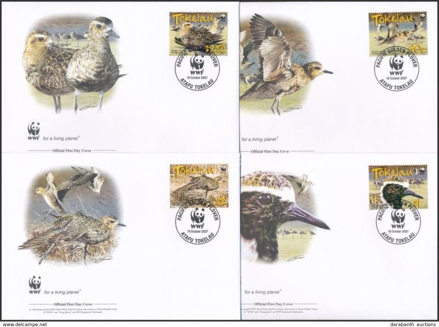 2007 WWF: Ázsiai Pettyeslile Sor Mi 368-371 4 Db FDC-n - Other & Unclassified