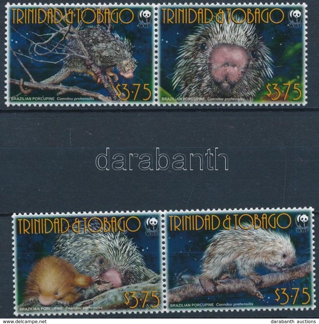 ** 2008 WWF: Tarajos Sül 2 Pár Mi 2916-2919 + 4 FDC - Autres & Non Classés