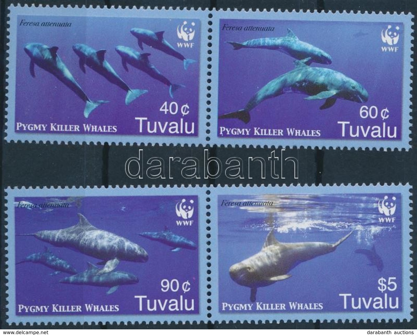 ** 2006 WWF: Törpe Kardszárnyú Delfinek Sor Párokban Mi 1307-1310 - Altri & Non Classificati