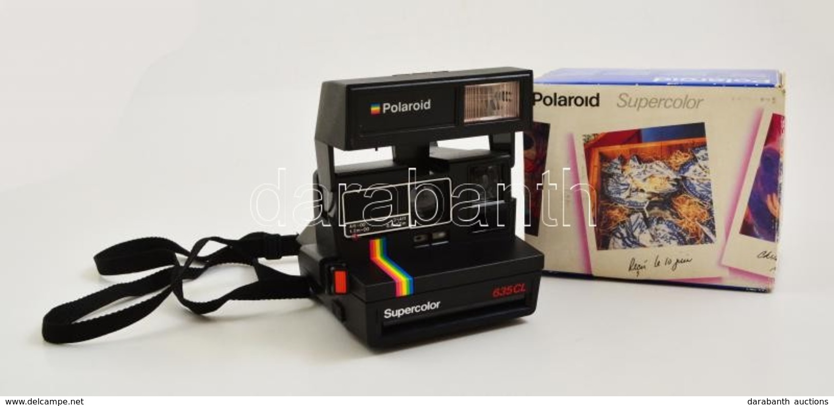 Polaroid Supercolor 635 CL Fényképezőgép, Eredeti Dobozában, üres Filmkazettával Tesztelve, Működő, Nagyon Szép állapotb - Appareils Photo