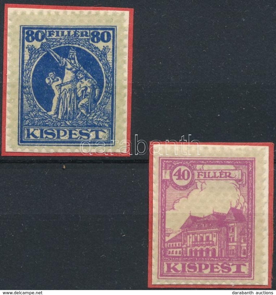 1927 Kispest Forgalmi Adójegy 3-4 Sz. Bélyeg 10 1/2 Fogazással (7.000) - Non Classificati