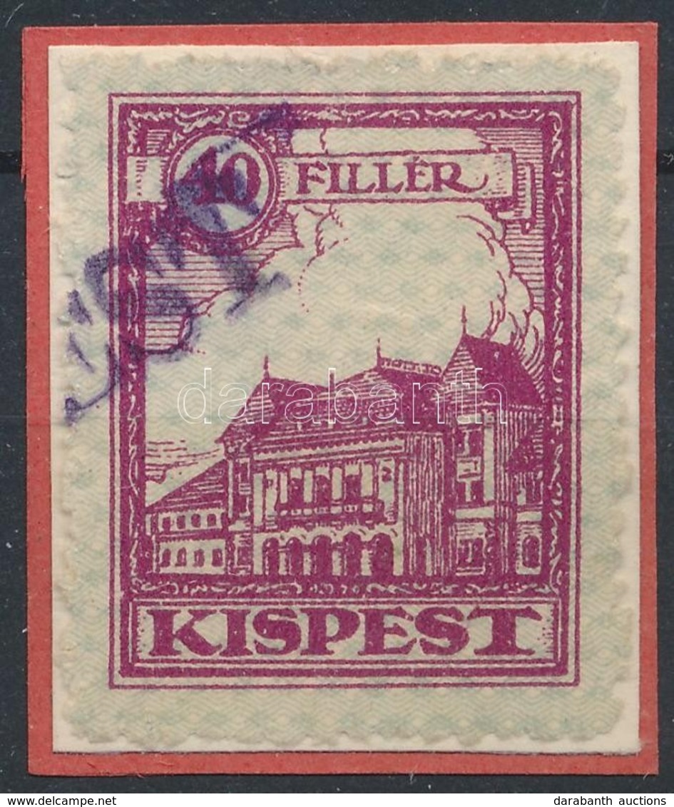 1927 Kispest Forgalmi Adójegy 3 Sz. Bélyeg 13:13 1/2 Fogazással (6.000) - Non Classificati