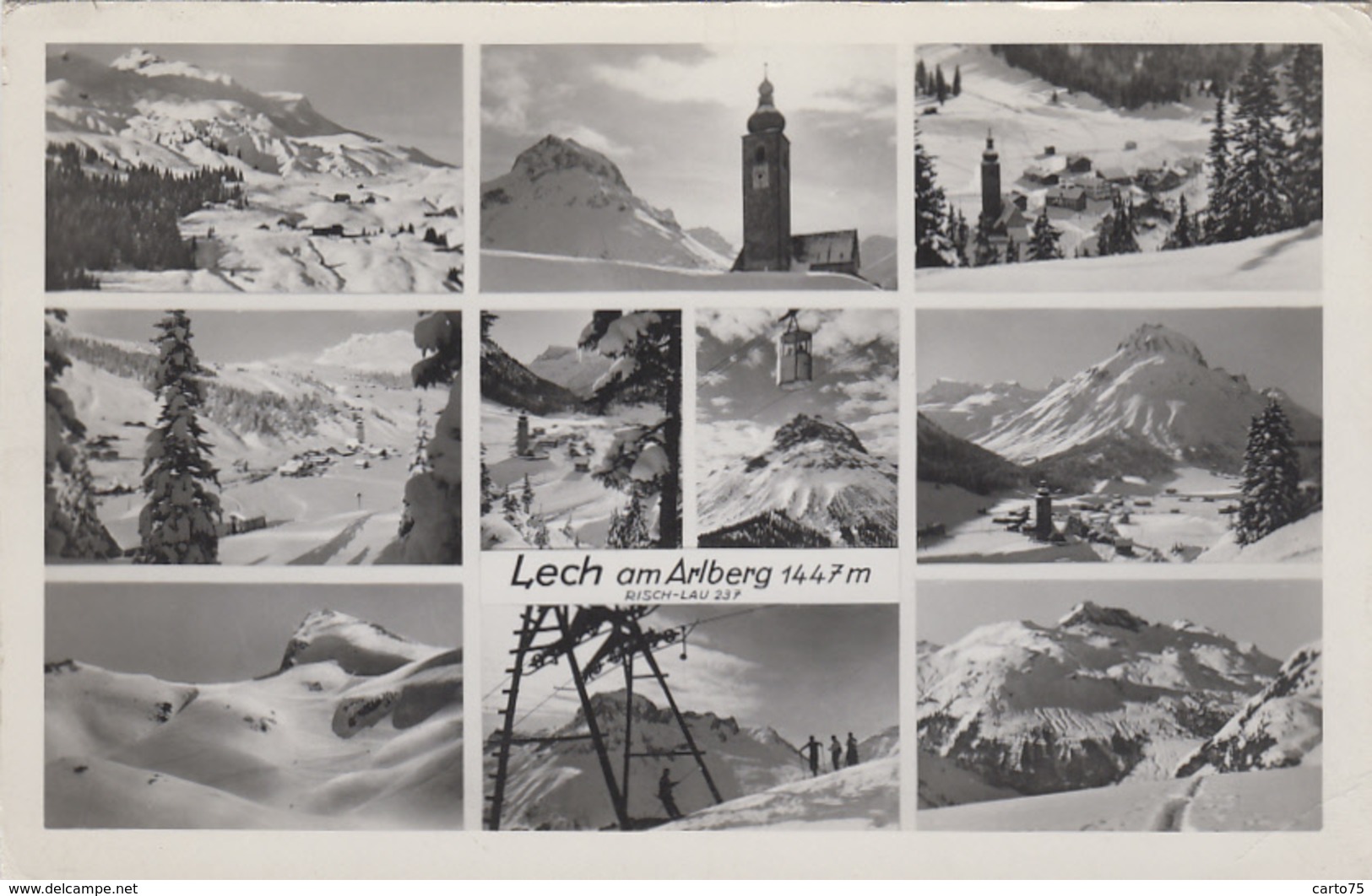 Autriche - Lech Am Arlberg - Vues Diverses - 1955 - Lech