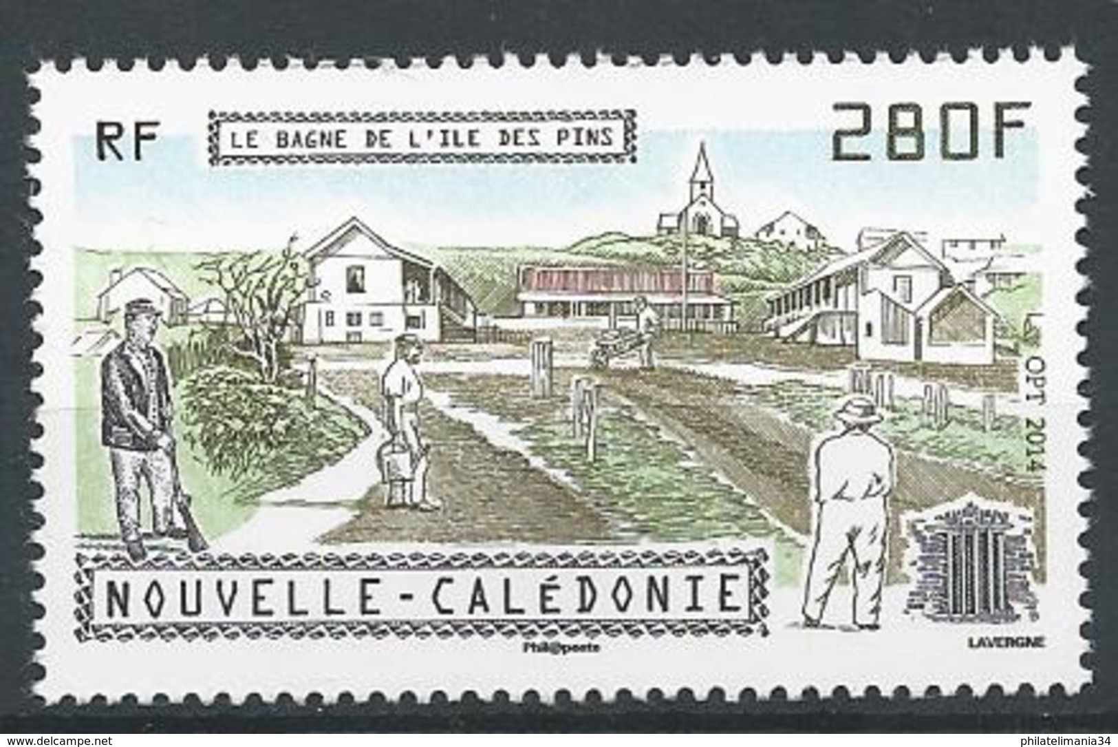 Nouvelle Calédonie 2014 - Le Bagne : Ile Des Pins - Unused Stamps