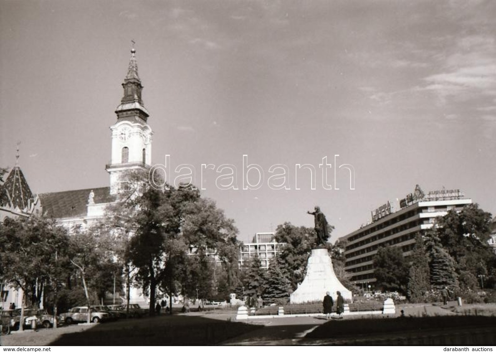 1984 Kecskeméti Városképek (Villám U., Móricz Zs. U., Kossuth Tér), 29 Db Vintage Negatív, 24x36 Mm - Altri & Non Classificati