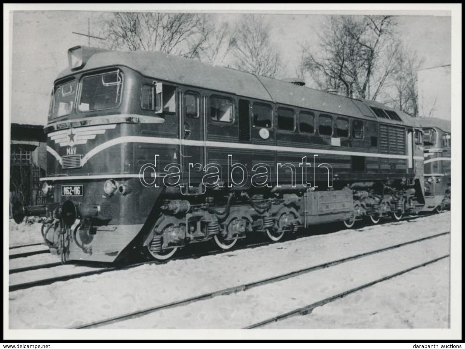 Cca 1960 M62 116-os Mozdony újkorában. Fotó / Locomotive 18x13 Cm - Altri & Non Classificati