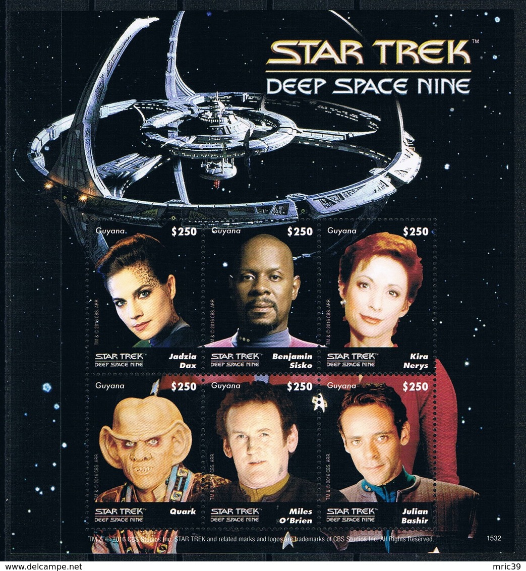 Bloc Sheet Star Trek Deep Space Nine Neuf MNH ** Guyana 2015 - Non Classés