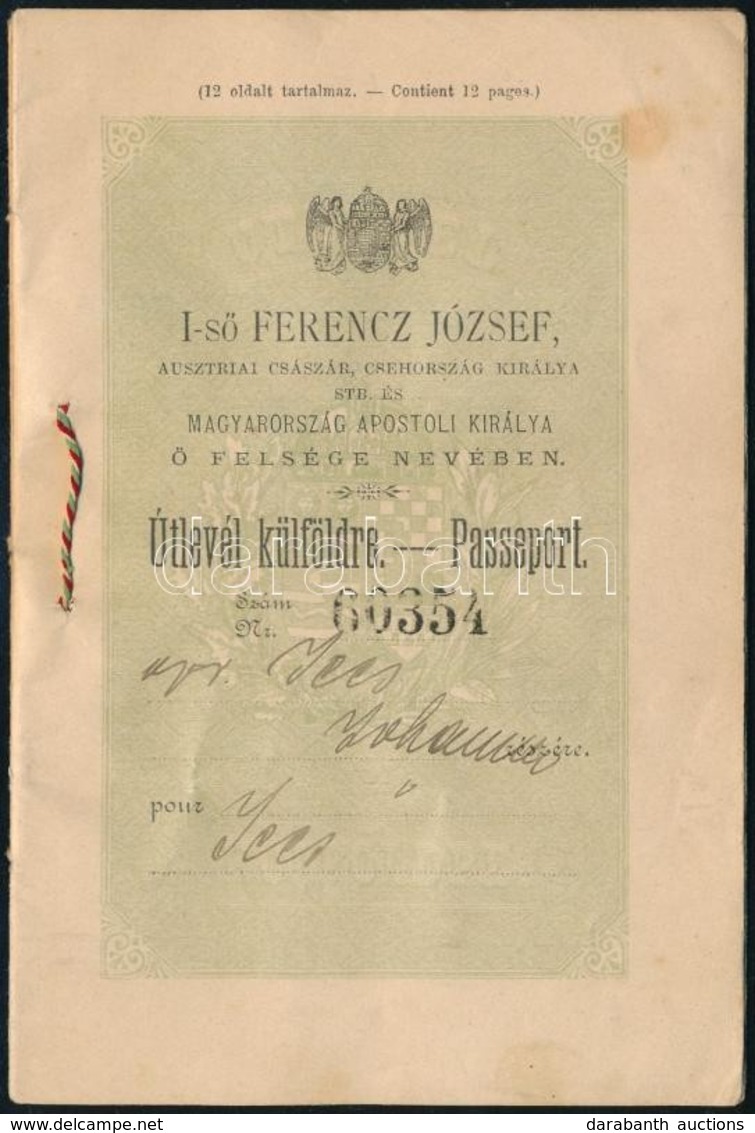 1903 I. Ferenc József Ausztriai Császár, Csehország Királya, Stb. és Magyarország Apostoli Királya ő Felsége Nevében Kiá - Unclassified