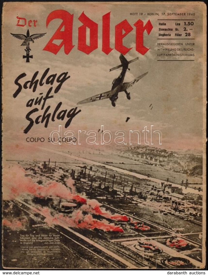 1940 Der Adler, Heft 19, 31p - Non Classificati