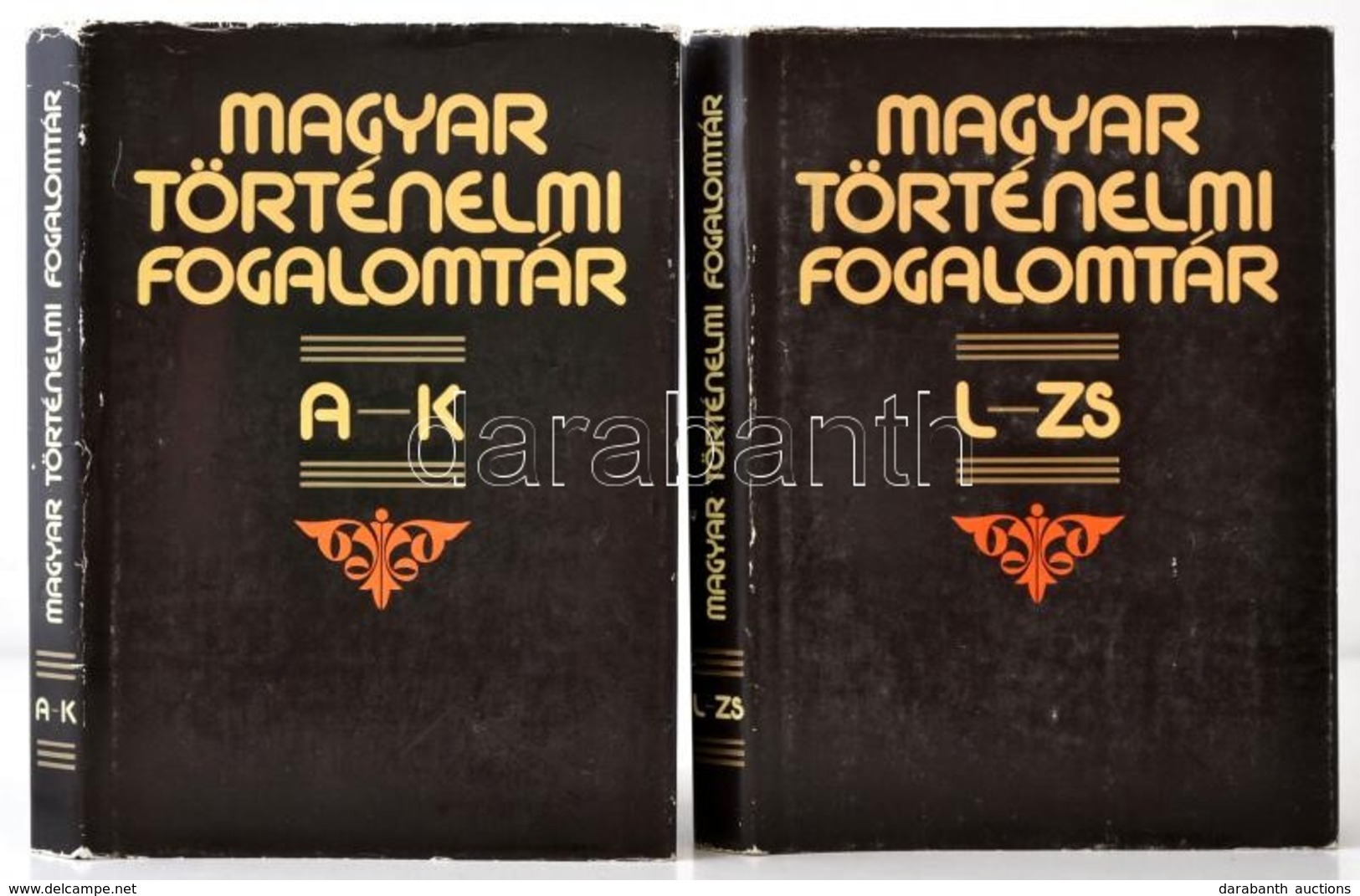 Bán Péter(szerk.): Magyar Történelmi Fogalomtár I-II. Kötet. Bp., 1989, Gondolat. Kiadói Egészvászon Kötés, Papír Védőbo - Non Classificati