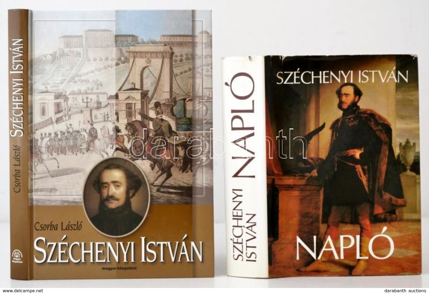 Csorba László: Széchényi István. Bp.,2001, Magyar Könyvklub. Kiadói Kartonált Papírkötés. +Széchényi István: Napló. Bp., - Non Classés