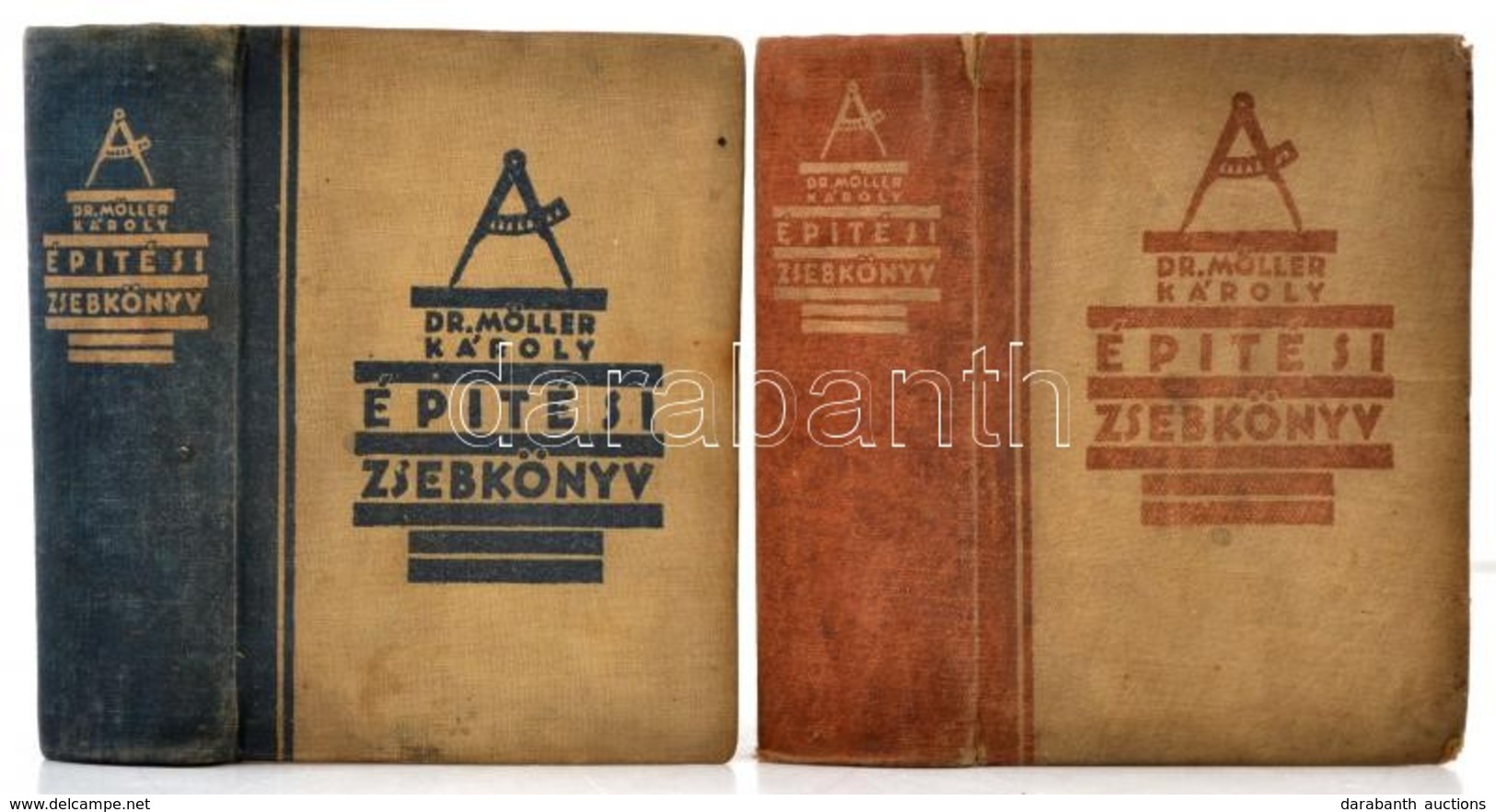 Építési Zsebkönyv I-II. Szerk.: Dr. Möller Károly.  Bp., 1934-1935, Szerzői Kiadás,(Királyi Magyar Egyetemi Nyomda), 120 - Non Classificati