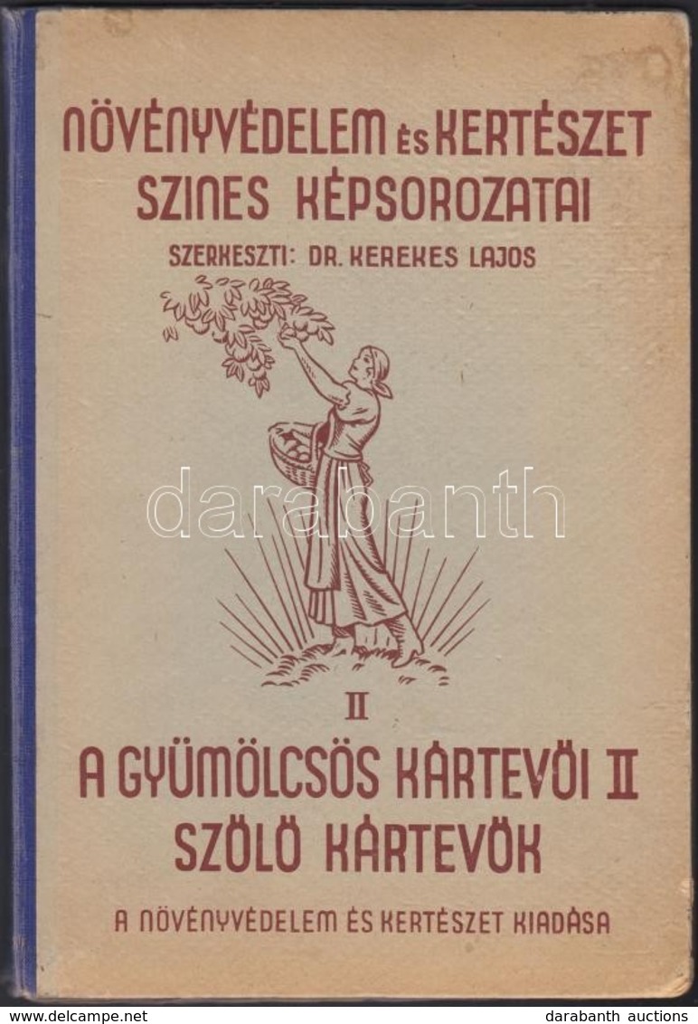 Növényvédelem és Kertészet Színes Képsorozatai. II. Kötet. Szerk.: Kerekes Lajos. A Gyümölcs Kártevői II. Szőlő Kártevők - Non Classés