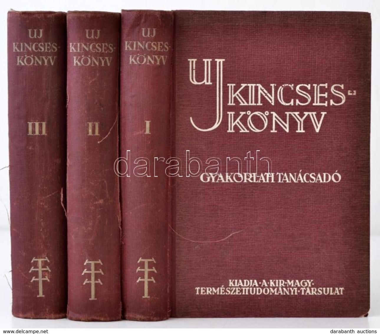 Mereskovszkij Munkái Sorozat 10 Kötete.(8 Mű 10 Kötetben.) Bp.,é.n.,Dante. Kiadói Aranyozott Egészvászon-kötés, Az Egyik - Non Classés